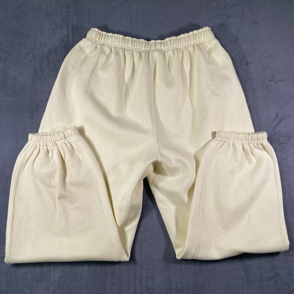 Men’s Nike Sportswear Fleece Sweatsuit Pale Yellow Hoodie Size M Joggers Size L - Picture 16 of 16